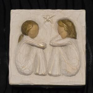 Willow Tree Friendship Trinket Box Susan Lordi 2003 Demdaco Keepsake Angel Box